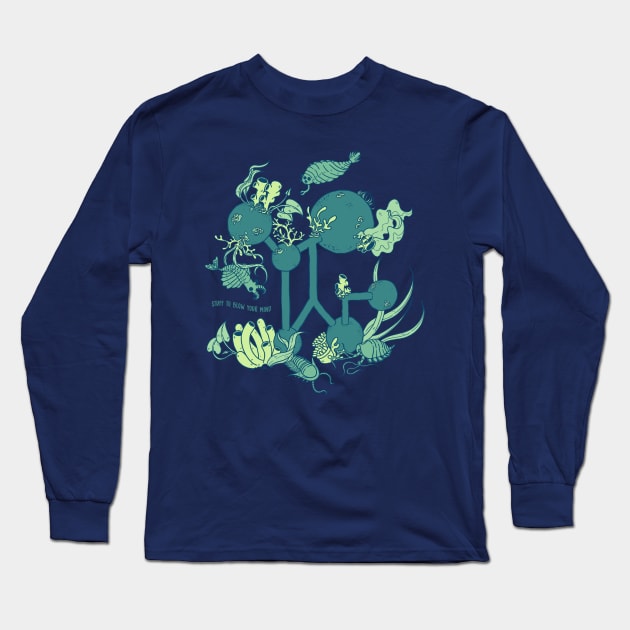 Cambrian Life Logo Long Sleeve T-Shirt by Stuff To Blow Your Mind